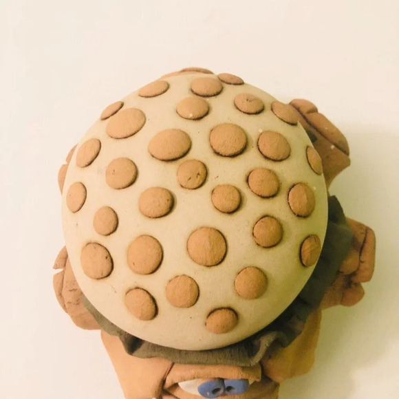 Vintage Grant Clay Pig Art Pottery Canada Figurine  Burger - Picture 11 of 12